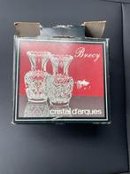 Cristal d’arques brecy 2 vaasjes 9cm, Antiek en Kunst, Ophalen of Verzenden