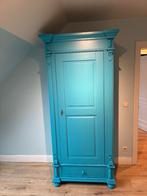 Kleerkast - Blauw, Huis en Inrichting, Ophalen, Gebruikt, 200 cm of meer, Klassiek