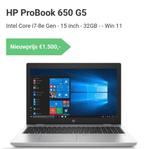HP PROBOOK 650 G 5 WINDOWS11, Computers en Software, Windows Laptops, Ophalen, Gebruikt, 15 inch, HP