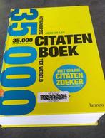 citaten boek 35.000 inspirerende uitspraken, Boeken, Ophalen of Verzenden, Gerd De Ley