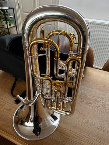 Euphonium thomann met vele accessoires, Musique & Instruments, Instruments à vent | Tubas, Enlèvement, Comme neuf