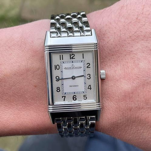 Jaeger Lecoultre Reverso, Handtassen en Accessoires, Horloges | Heren, Nieuw, Polshorloge, Overige merken, Staal, Staal