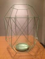 NIEUW! BLOOMINGVILLE Lena windlicht in mintgroen, 25 tot 50 cm, Nieuw, Ophalen of Verzenden, Metaal