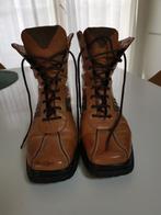 Fijne lederen half hoge laarzen, ANDERE, Comme neuf, Brun, Enlèvement