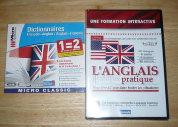 CD Formation Anglais pratique +dictionnaire français anglais beschikbaar voor biedingen
