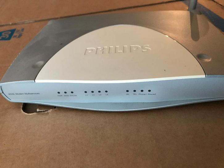 Modem Philips ADSL Modem Multiservices       µp, Computers en Software, Routers en Modems, Ophalen of Verzenden