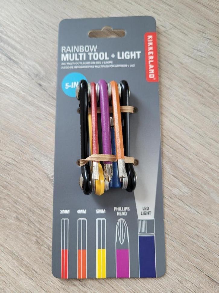 handige leuke multi tool 5 in 1 van Kikkerland - NIEUW, Doe-het-zelf en Bouw, Gereedschap | Handgereedschap, Nieuw, Ophalen of Verzenden