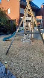 Houten speeltuin met schommel en schuifaf, Kinderen en Baby's, Ophalen, Gebruikt, Schommel