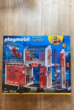 NEUF Playmobil grande caserne de Pompiers avec hélico - 9462, Enlèvement, Neuf, Ensemble complet
