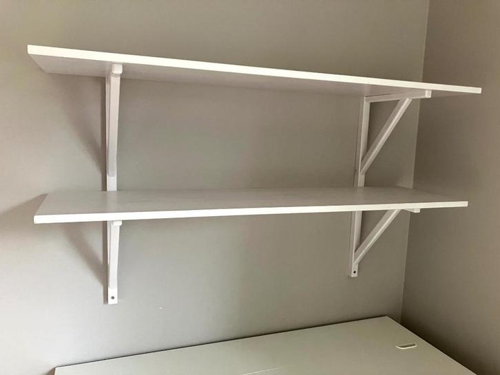 Wandplank wit (5 stuks beschikbaar), Huis en Inrichting, Woonaccessoires | Wandplanken en Boekenplanken, Nieuw, Ophalen