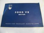 FORD V8 motorbrochure, Ophalen of Verzenden