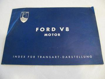 FORD V8 motorbrochure beschikbaar voor biedingen