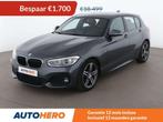 BMW 1 Serie 116 116i M Sport (bj 2018), Auto's, Gebruikt, Leder, 5 deurs, Zilver of Grijs
