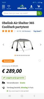 Opblaasbare tent met 4 zijwanden, Caravans en Kamperen, Tenten, Ophalen, Zo goed als nieuw