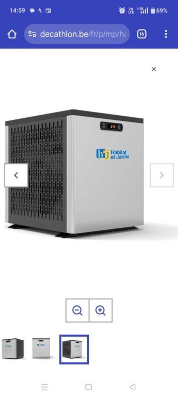 Warmtepomp zwembad 3,5kwh beschikbaar voor biedingen