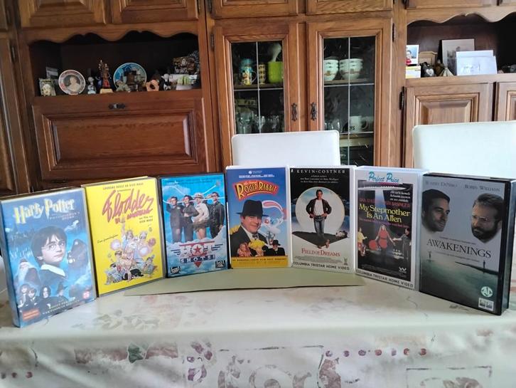 Verschillende video^s  VHS (7), Cd's en Dvd's, VHS | Film, Gebruikt, Komedie, Alle leeftijden, Ophalen
