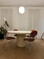 Mortex eettafel rond Claylime Chalk 150cm (Juntoo), Ophalen, 150 tot 200 cm, Rond, Nieuw