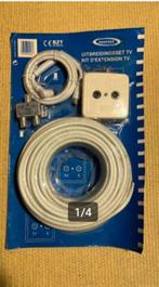 TV - Coaxkabel uitbreidingsset, Ophalen of Verzenden, Nieuw, Coaxiale kabel
