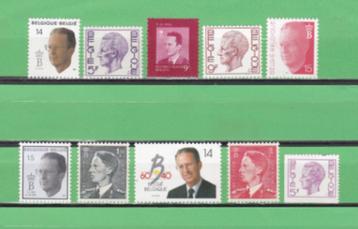 10 MNH-postzegels met als thema Koning Boudewijn. beschikbaar voor biedingen