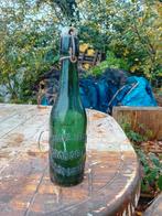 Oude  bierfles brouwerij Brasserie Gustave Hering Brussel, Verzamelen, Ophalen of Verzenden