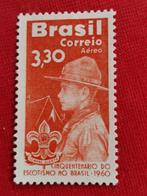 Brésil 1960 poste aérienne: scouts, emblème - scoutisme *, Timbres & Monnaies, Timbres | Amérique, Amérique du Sud, Enlèvement ou Envoi