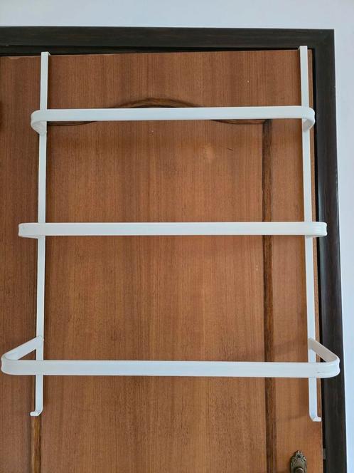 Handdoekrek badkamer voor aan de deur te hangen, Huis en Inrichting, Badkamer | Badkamermeubels, Gebruikt, Ophalen of Verzenden