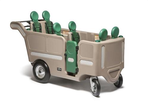 Elektrische Bolder wagen - kidyy bus 6 Kids - ophaalouders, Kinderen en Baby's, Tweelingen en Meerlingen, Nieuw, Kinderwagen of Buggy