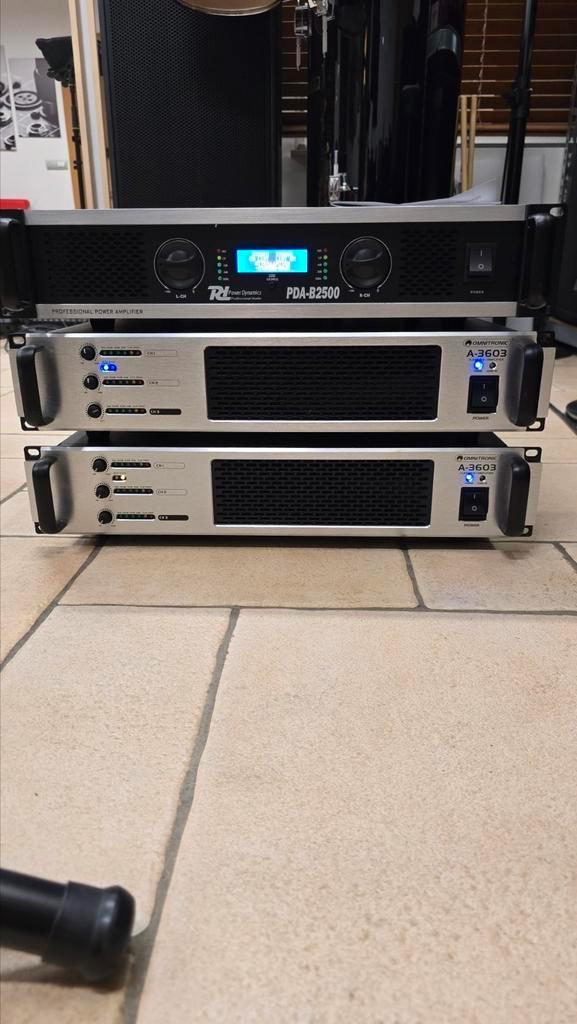 3 versterkers A - PDA 3603 en PD B2500, Audio, Tv en Foto, Professionele apparaten, Nieuw, Ophalen