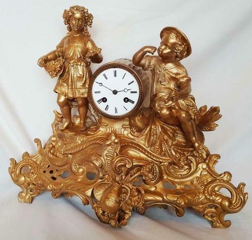 antieke franse pendule  samuel marti, Antiek en Kunst, Antiek | Klokken, Ophalen