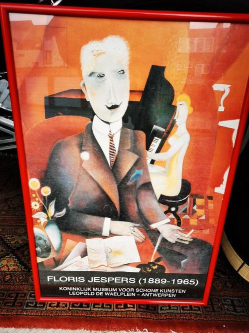 Exposition d'affiches Floris Jespers 1989-1990 artiste, Antiquités & Art, Art | Autres Art, Enlèvement