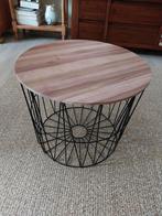 Table basse, table d'appoint avec panier de rangement., Enlèvement