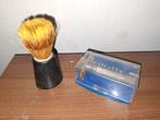 Rasoir Gillette Vintage + Blaireau, Enlèvement, Utilisé, Tout le visage, Soins