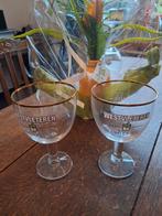 2 x mini-verre « Westvleteren » avec bord doré, Enlèvement ou Envoi