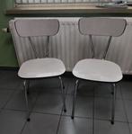 Paire de chaises formica, Deux, Enlèvement, Utilisé, Blanc