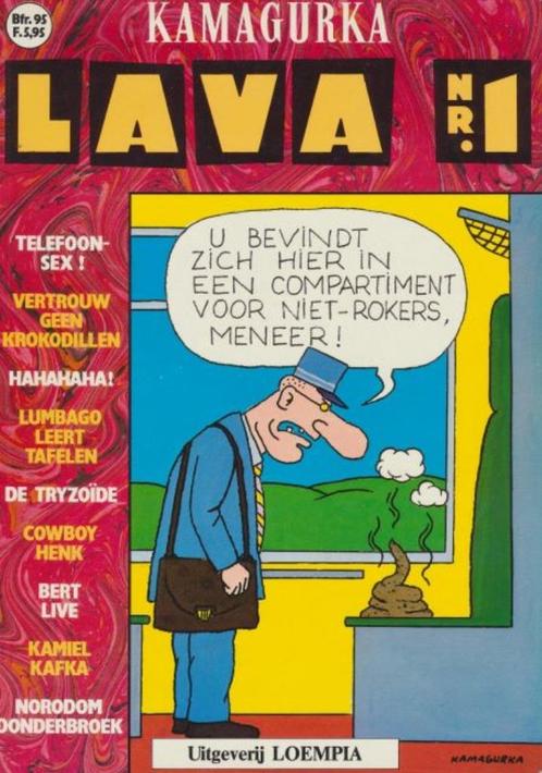 (s18) Lava nr 1, 1987, Boeken, Stripverhalen, Gelezen, Ophalen of Verzenden