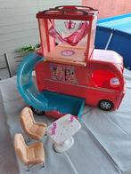 barbie camper, keuken, bed, kapsalon, paard..., Kinderen en Baby's, Speelgoed | Poppen, Ophalen, Gebruikt, Barbie