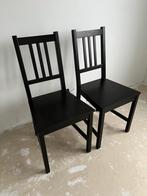 Eetkamerstoel Stefan (ikea), Maison & Meubles, Comme neuf, Noir, Bois, Cinq, Six Chaises ou plus