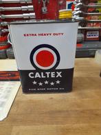 oude lege oliekan caltex extra heavy duty vijfsterren, Verzamelen, Verzenden, Gebruikt, Overige, Overige merken