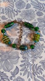 Bracelet perle verte en verre, Enlèvement ou Envoi, Utilisé
