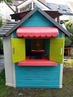 Smoby Buitenspeelhuisje met Restaurant én extra Glijbaan!, Kinderen en Baby's, Ophalen, Gebruikt, Kunststof