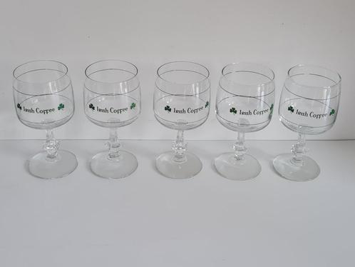set van 5 Irish Coffee glazen met maatverdeling, Verzamelen, Glas en Drinkglazen, Ophalen of Verzenden