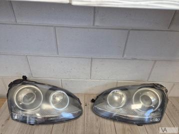 VW Golf 5 2003 - 2008 xenon koplamp set €200 met modules beschikbaar voor biedingen