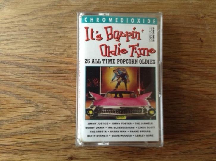 muziekcassette it's boppin' oldie time, Cd's en Dvd's, Cassettebandjes, Zo goed als nieuw, Origineel, Overige genres, 1 bandje