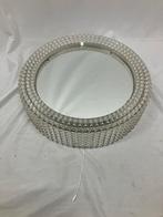 Vintage jaren 70 verlichte spiegel met prisma kunststof rand, Huis en Inrichting, Woonaccessoires | Spiegels, Ophalen of Verzenden