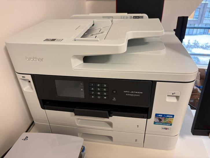 Brother MFC-J5740DW - 1 jaar garantie!, Computers en Software, Printers, Zo goed als nieuw, Printer, Inkjetprinter, Faxen, Kleur printen
