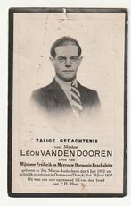 Leon VANDEN DOOREN Ste Maria-Audenhove Overmeire Donck 1932, Verzamelen, Bidprentjes en Rouwkaarten, Bidprentje, Verzenden