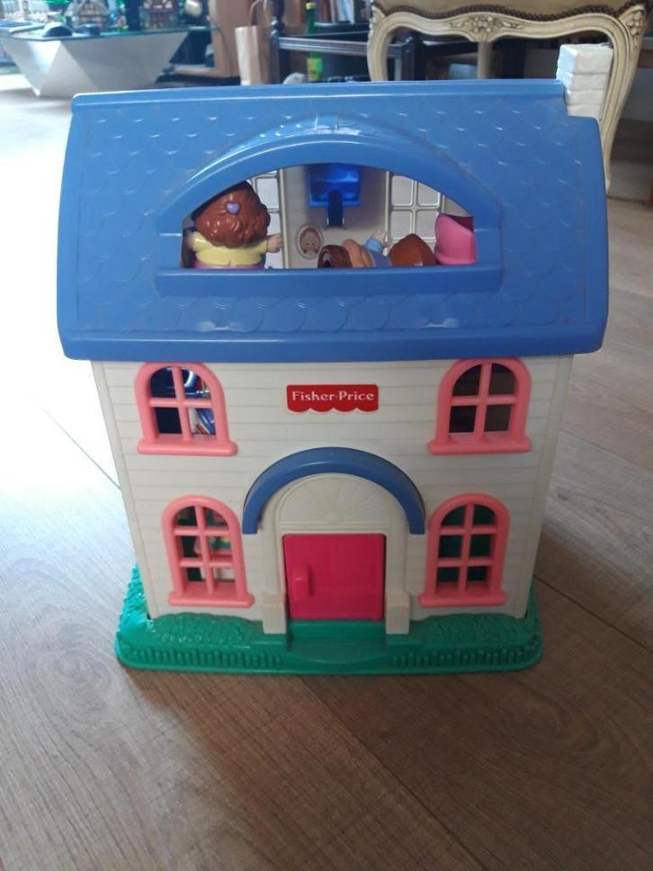 Poppenhuis Little People Fisher Price, Kinderen en Baby's, Speelgoed | Poppenhuizen, Zo goed als nieuw, Poppenhuis, Ophalen