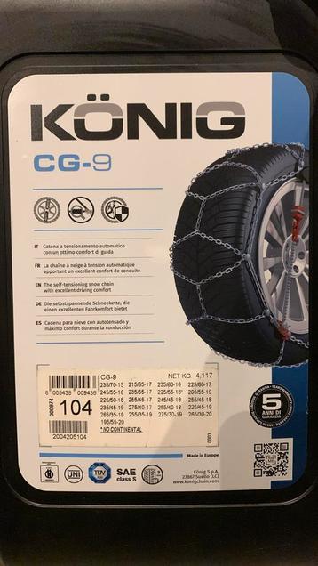 Chaîne à neige Konig CG-9 disponible aux enchères