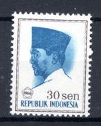 INDONÉSIE : ZB 524 MH Président Soekarno 1966 au Pentagone, Enlèvement ou Envoi, Non oblitéré, Asie du Sud Est
