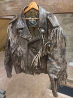 Leuke lederen jas country style. Maat L., Kleding | Heren, Ophalen of Verzenden, Gedragen, Maat 52/54 (L)